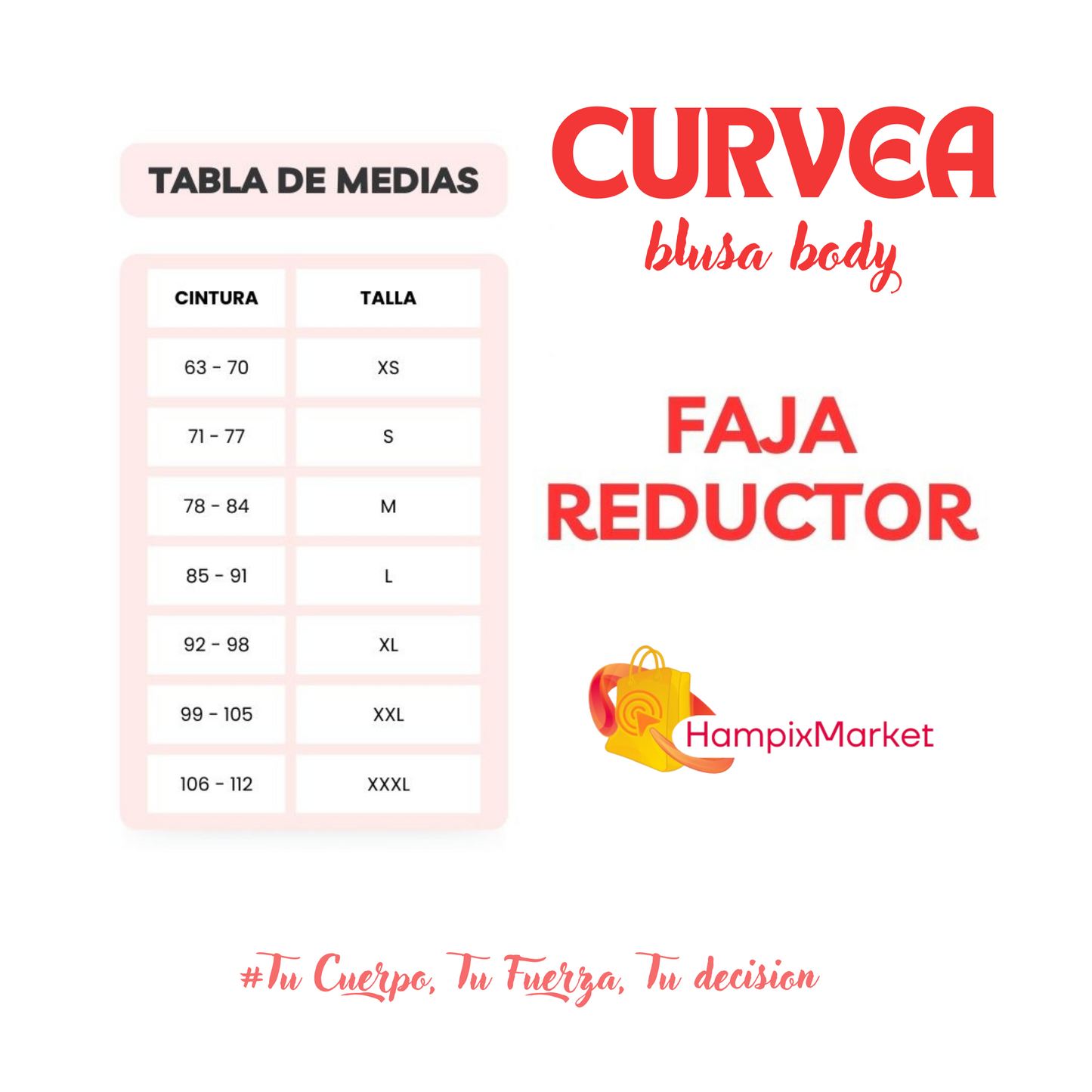 CURVEA -Blusa Body-